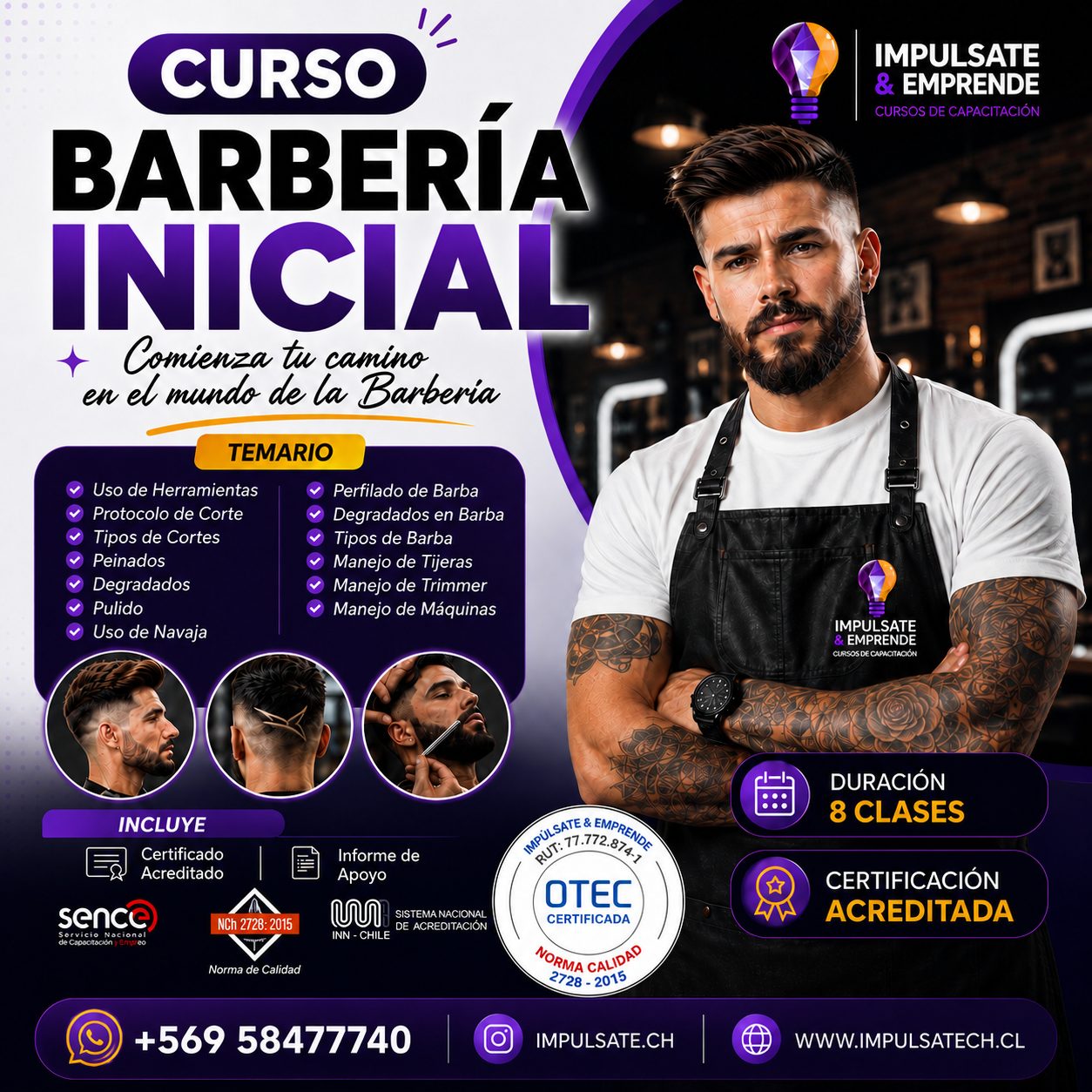 CURSO BARBERÍA INICIAL 💈