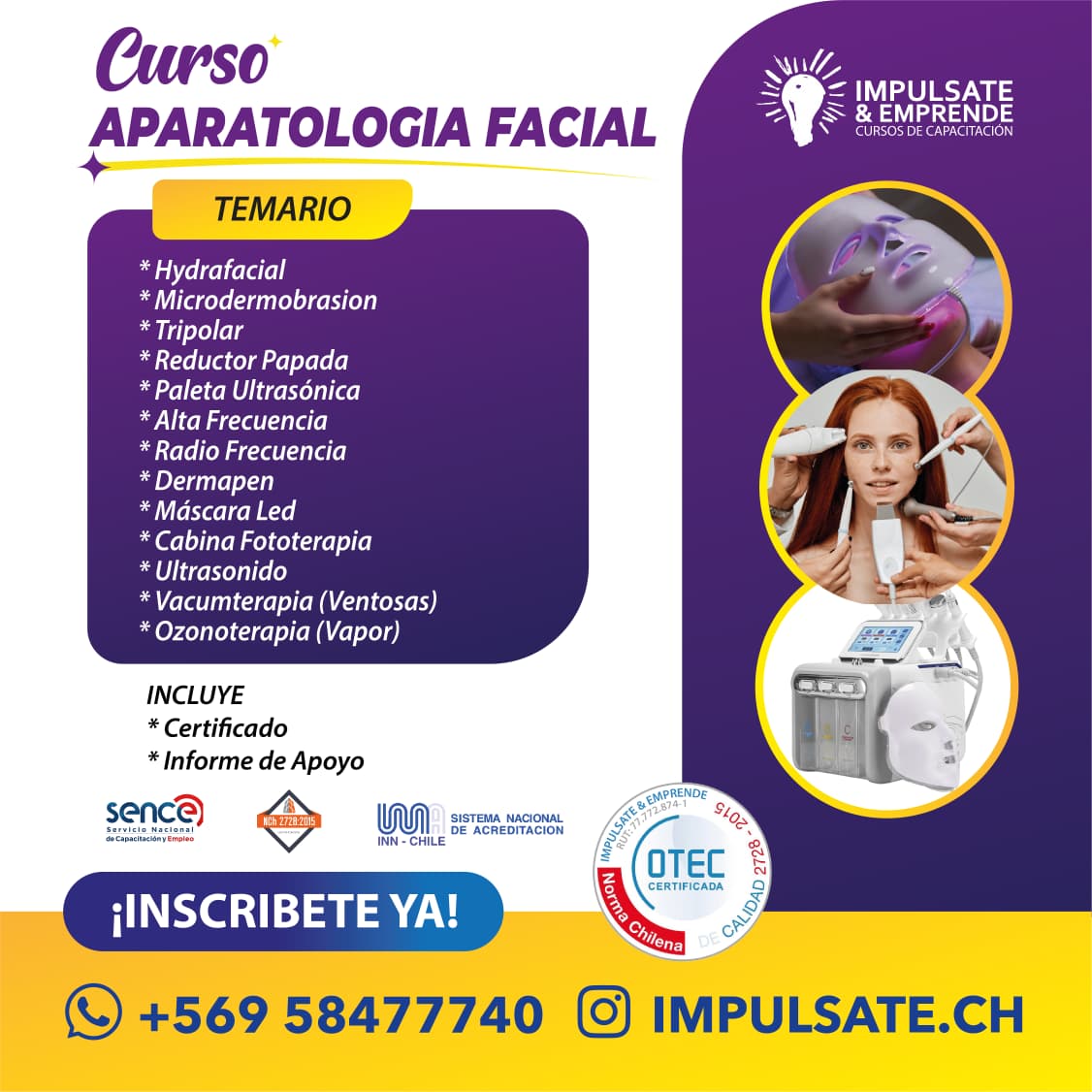 Curso Aparatologia Facial