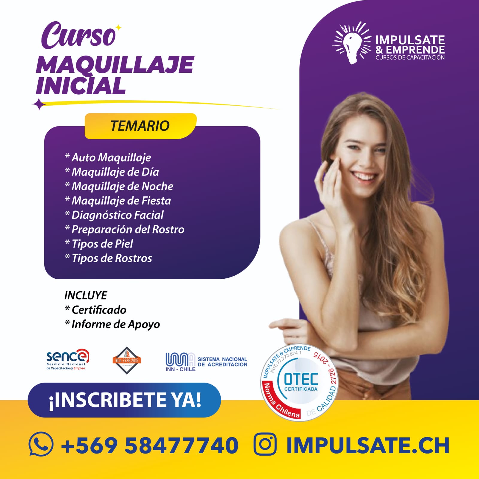 Curso Maquillaje Inicial